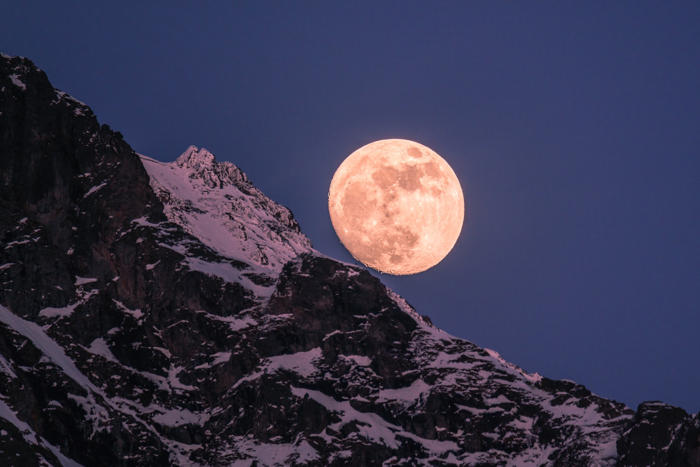 Abendbeginn am Wetterhorn 