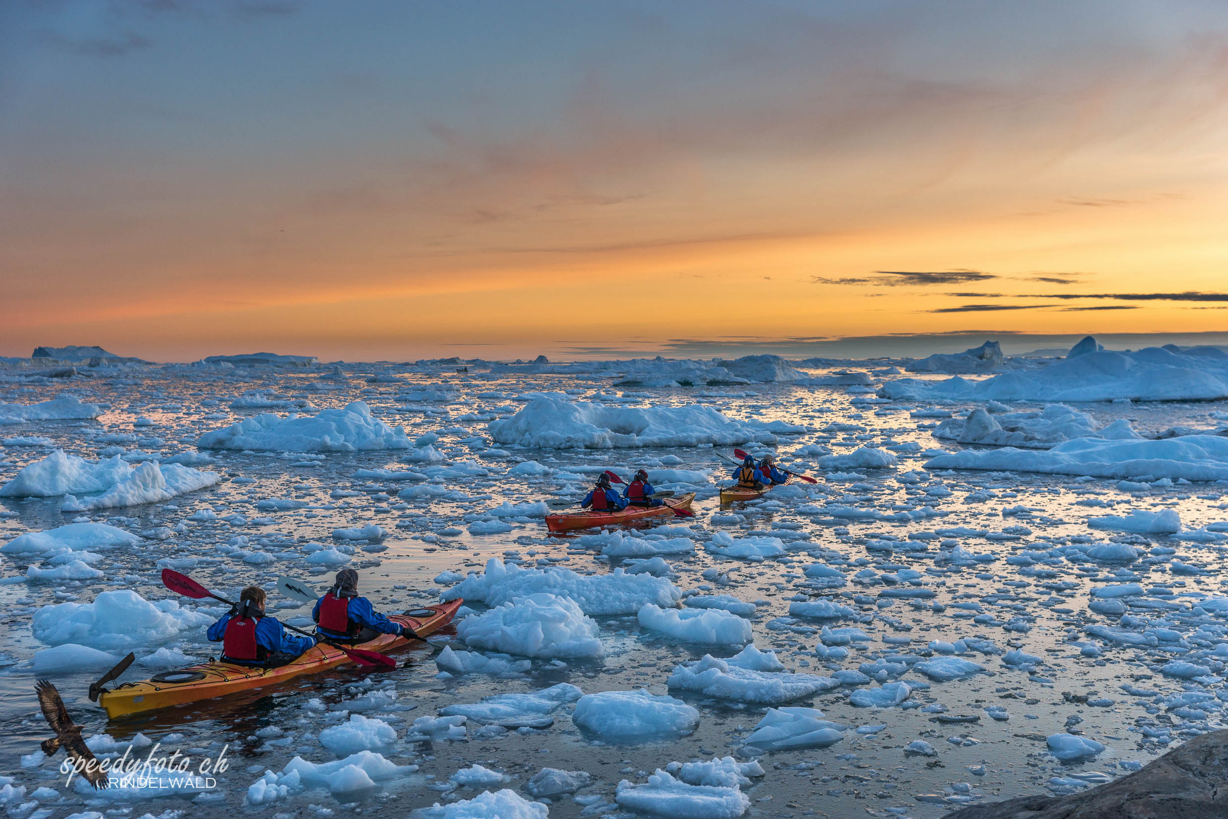 Kajak Sunset, Ilulissat