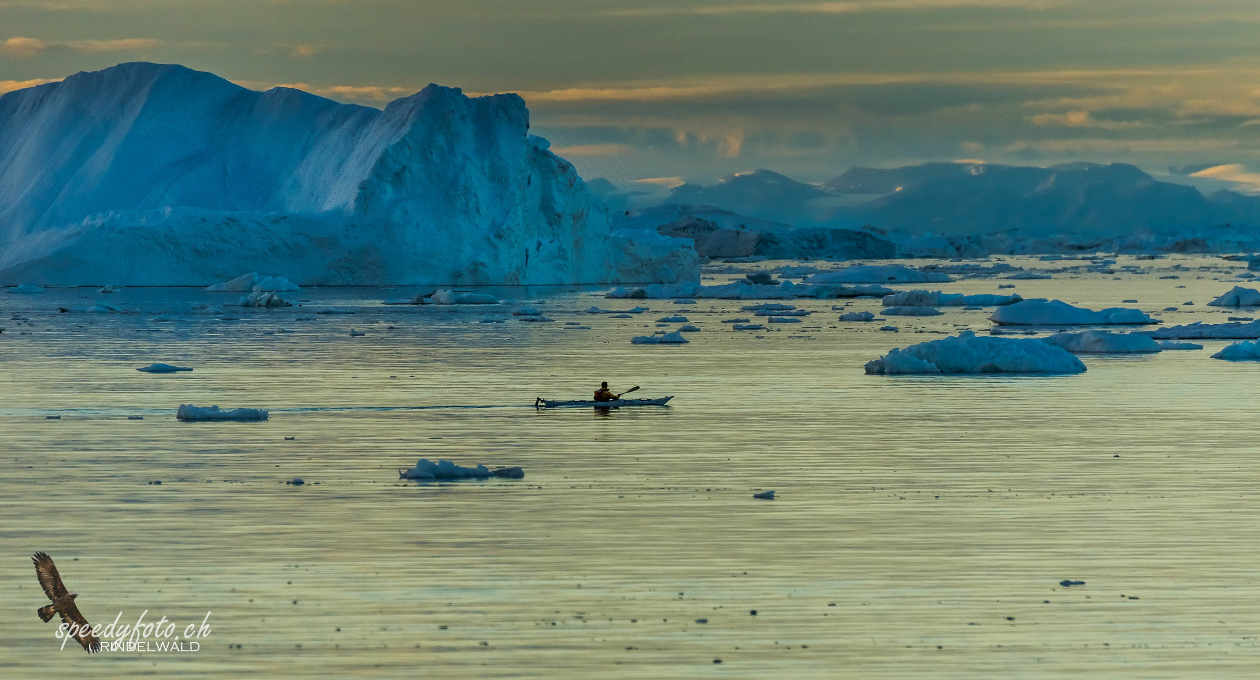 Sunset Kajaker, Ilulissat