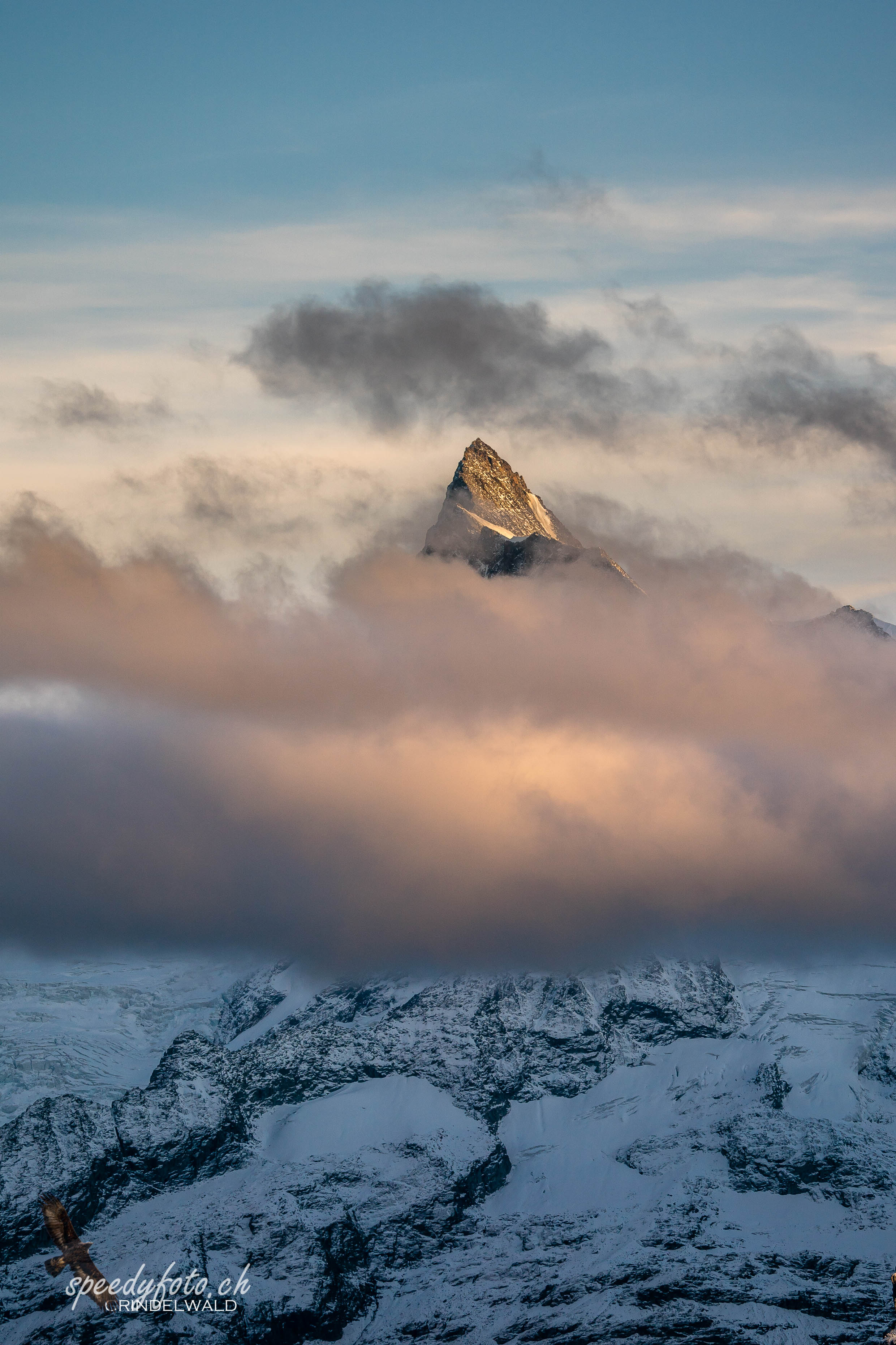 Bergwetter Stimmung - Finsteraarhorn 