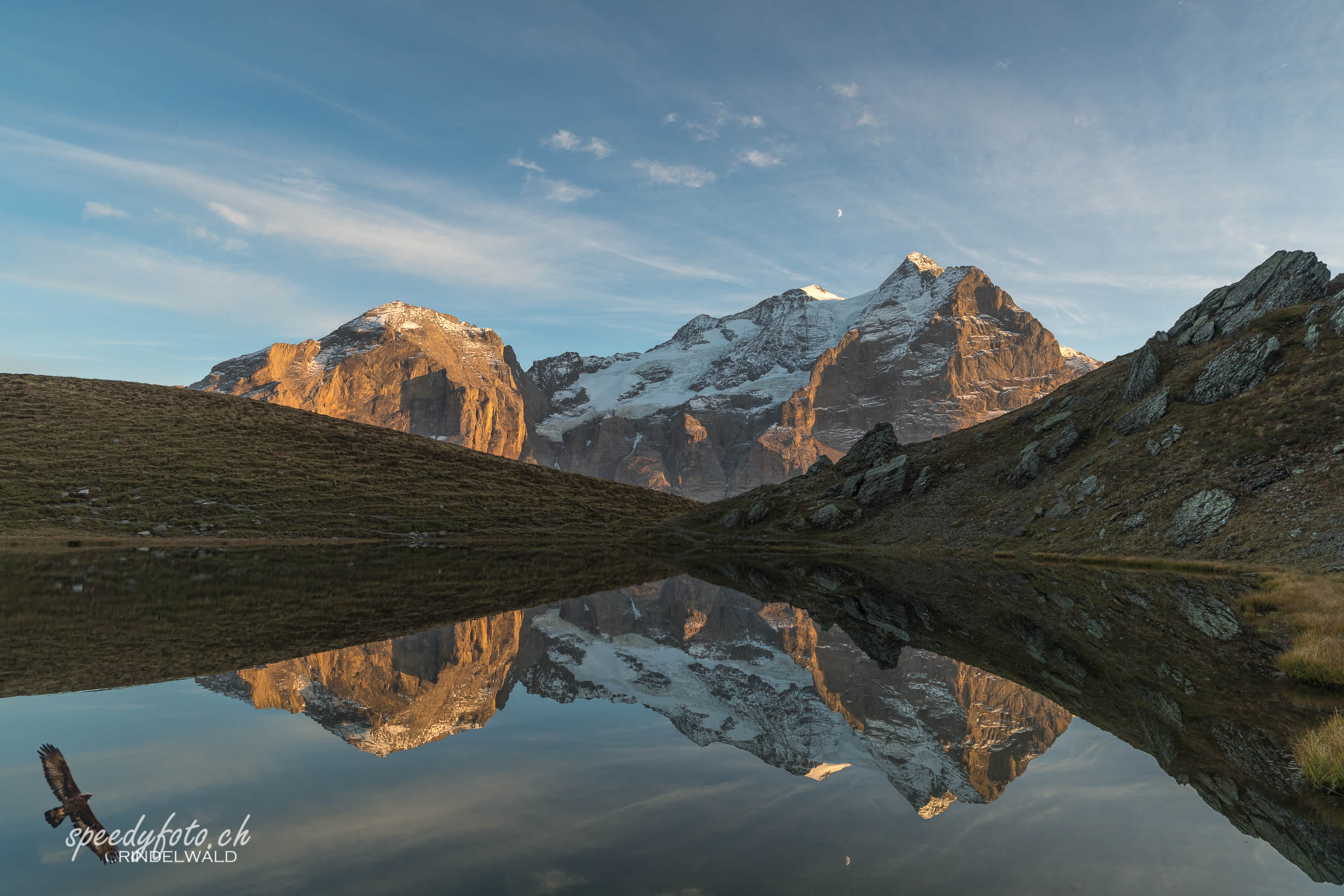 Reflection - Hornseeli - Wetterhorn 