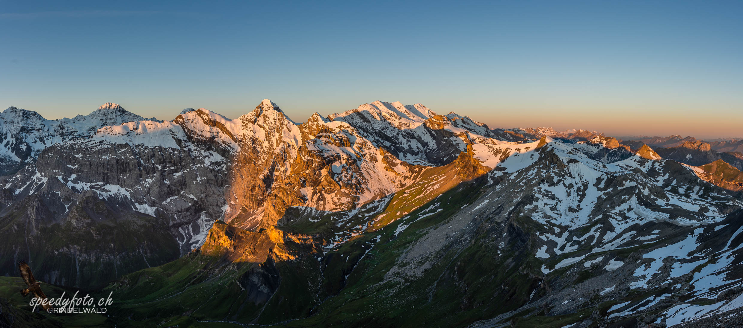 Morgenpanorama - Piz Gloria 